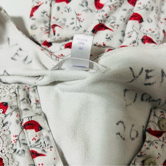 Secret Treasures Women’s Large (12-14) Nightgown All Over Cardinal Print Comfy - Picture 6 of 9